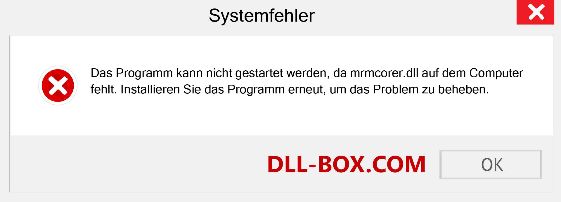 mrmcorer.dll-Datei fehlt?. Download für Windows 7, 8, 10 - Fix mrmcorer dll Missing Error unter Windows, Fotos, Bildern