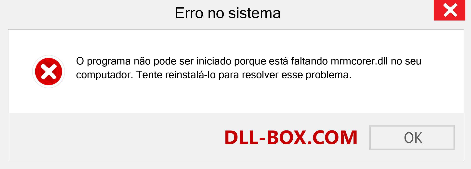 Arquivo mrmcorer.dll ausente ?. Download para Windows 7, 8, 10 - Correção de erro ausente mrmcorer dll no Windows, fotos, imagens